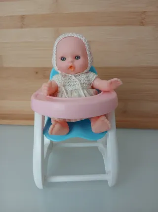 Lote 4 Muñecos Bebé y accesorios