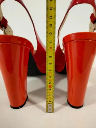 Sandalias Geox Rojo y Naranja Talla 40