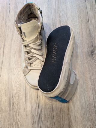 Sneakers Crime bianche, tg 37