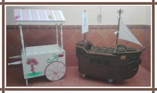 Dos carros para chuches