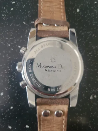 Reloj Massimo Dutti Marrón/Plata