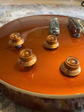 Guitarra Jet Jl500 Eléctrica Naranja