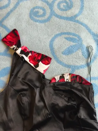 Vestido fiesta flores talla 42