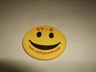BROCHE PIN 27-S VOTA INDEPENDÈNCIA (2015)