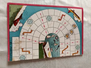 Juego de mesa antiguo El Portaviones