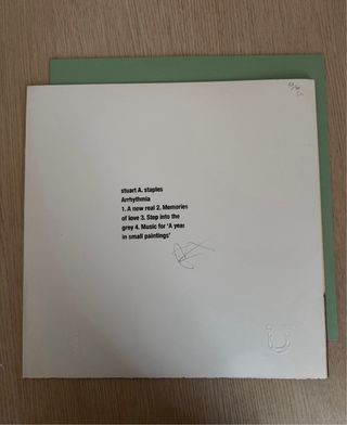 Vinilo Arrythmia Stuart A. Staples. Firmado