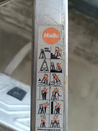 Escalera Hailo 8 alturas