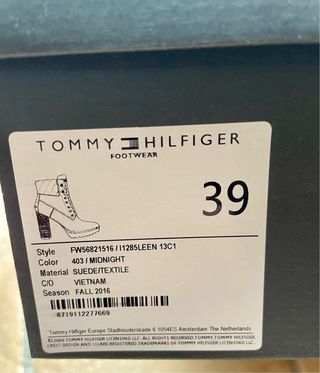 Botines tacón Tommy Hilfiger
