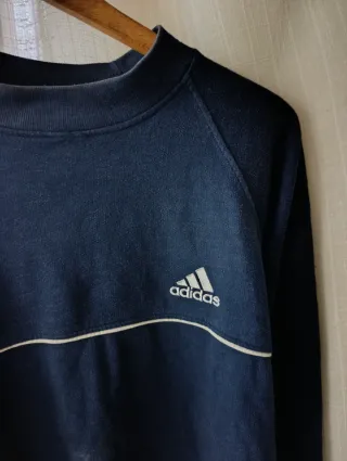 Sudadera Adidas Vintage Azul