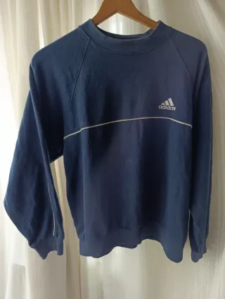 Sudadera Adidas Vintage Azul