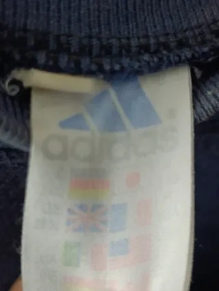 Sudadera Adidas Vintage Azul