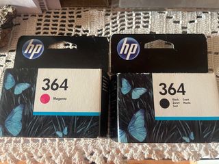 Cartuchos HP 364 Magenta y Negro