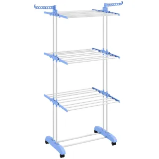 Tendedero Vertical Plegable con Ruedas