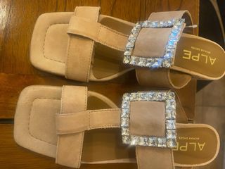 Sandalias Alpe Joya Talla 39 Beige , nuevas .