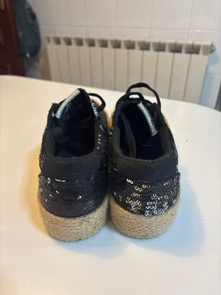 Zapatillas Mustang Lentejuelas Talla 39