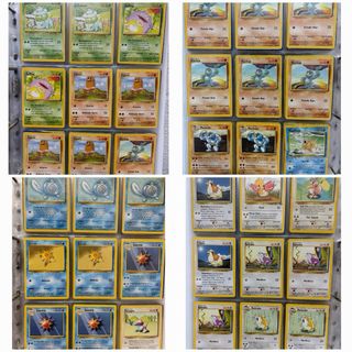 Cartas Pokémon colección Base Set