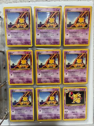 Cartas Pokémon colección Base Set