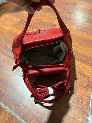 Borsa Borbonese Rossa con Tracolla regolabile