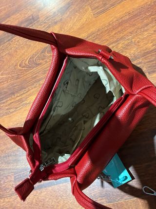 Borsa Borbonese Rossa con Tracolla regolabile