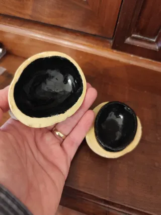 Scatola a forma di coniglio laccata