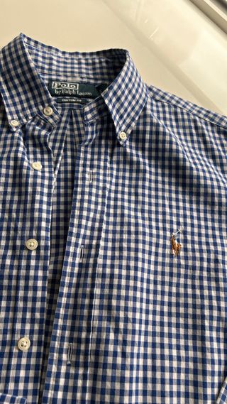 Camisa Polo Ralph Lauren cuadros entallada