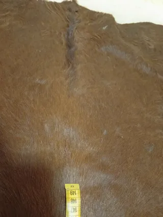 Alfombra Piel de Vaca Marrón y Blanca