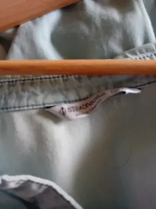 Vestido camisero azul talla M