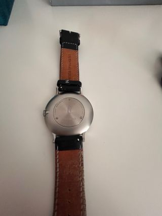 Reloj Caballero Negro y Plateado