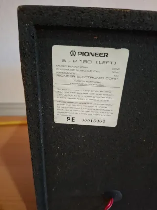 Altavoces Pioneer Negros
