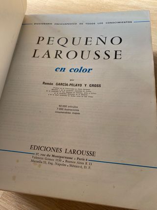Pequeño Diccionario Larousse