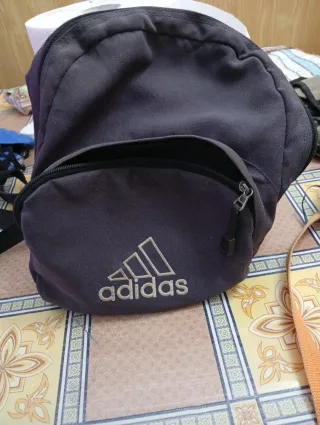 Bolso bandolera beige y negro