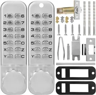 Cerradura Mecánica Doble Teclado Nueva
