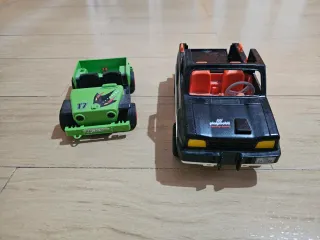 2 Coches de Juguete Camión y Todoterreno