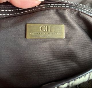 Bandolera Carolina Herrera CH Beige Marrón