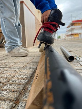 Rampa P rail para skate o patines