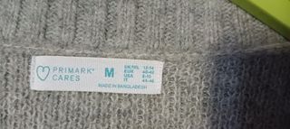 Cárdigan largo gris talla única