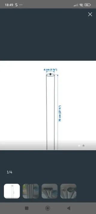 Mesa de escritorio Ikea blanca