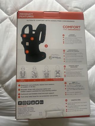 Portabebés Ergobaby Adapt Negro