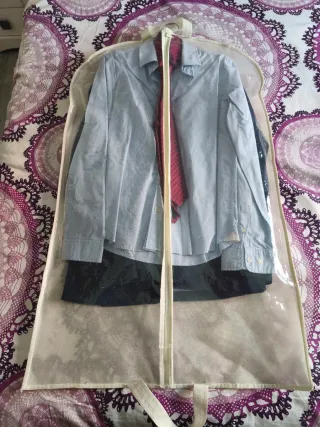 Traje comunión niño azul marino