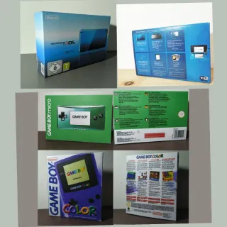 3 scatole videogiochi