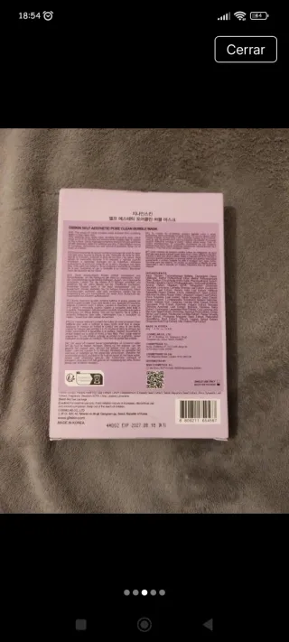 2 Mascarillas G9 SKIN (Manos y Burbujas)