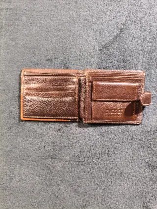 Cartera Diesel Marrón Piel