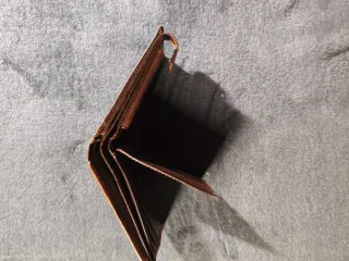 Cartera Diesel Marrón Piel