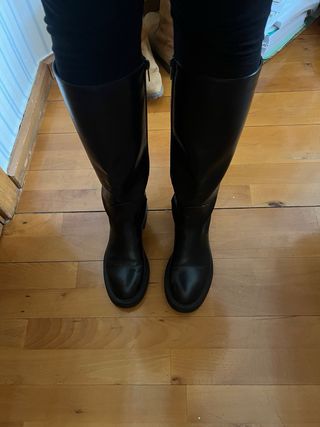 Botas altas negras Zara