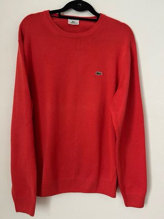 Jersey Lacoste de punto.