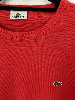 Jersey Lacoste de punto.