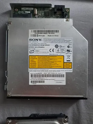 Lector CD/DVD HP, Sony, Pioneer y Discos Duros Sea