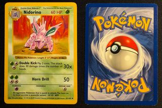 Shadowless Nidorino (BS 37) NM/EXC