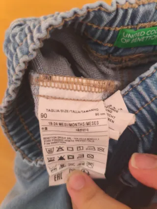 Pantalón corto vaquero Benetton