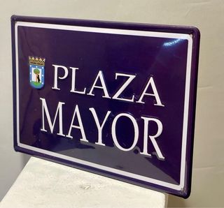 PLACA SOUVENIR DE MADRID